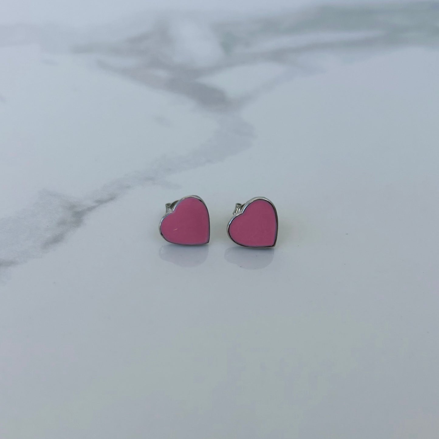 TIFFANY HEART STUDS